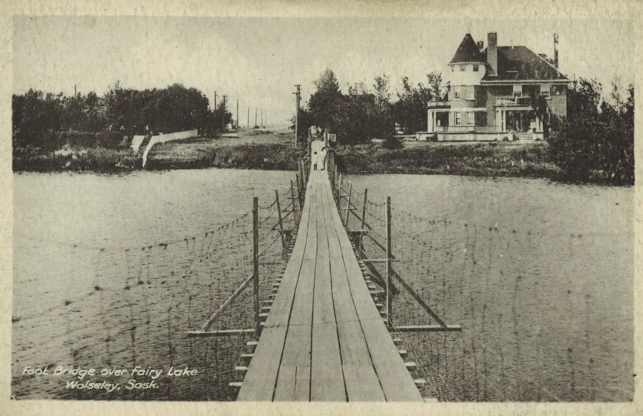 Foot Bridge over Fairy Lake, about 1906