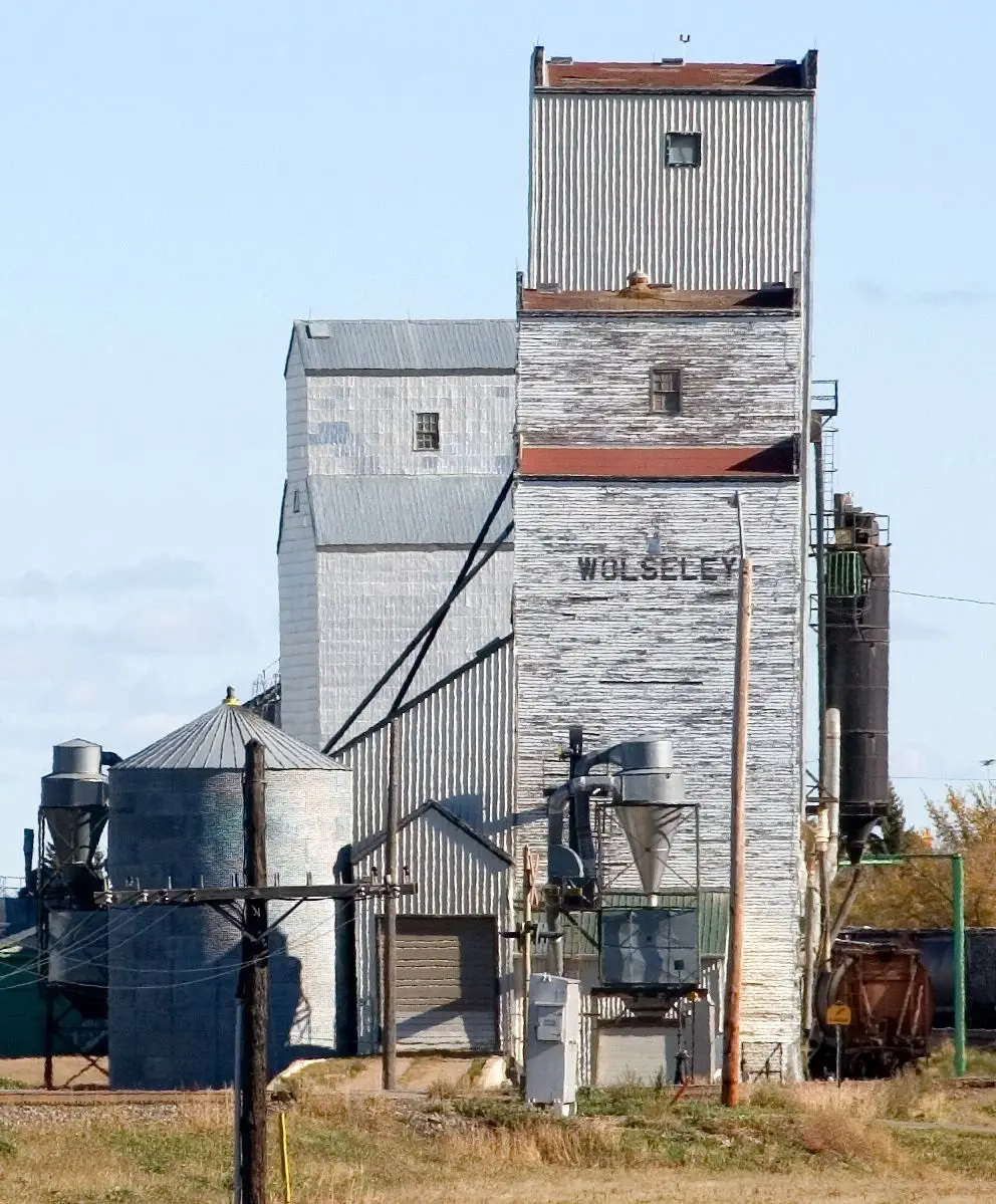 The Wolseley grain elevators, 2006